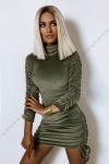 sukienka-welurowa-khaki