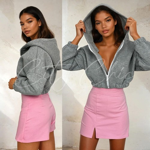 różowe spódnico spodenki