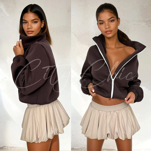 beżowe spódnico spodenki