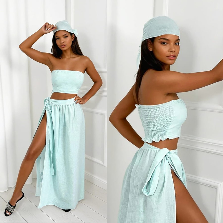 Set muślinowy Bonita mięta