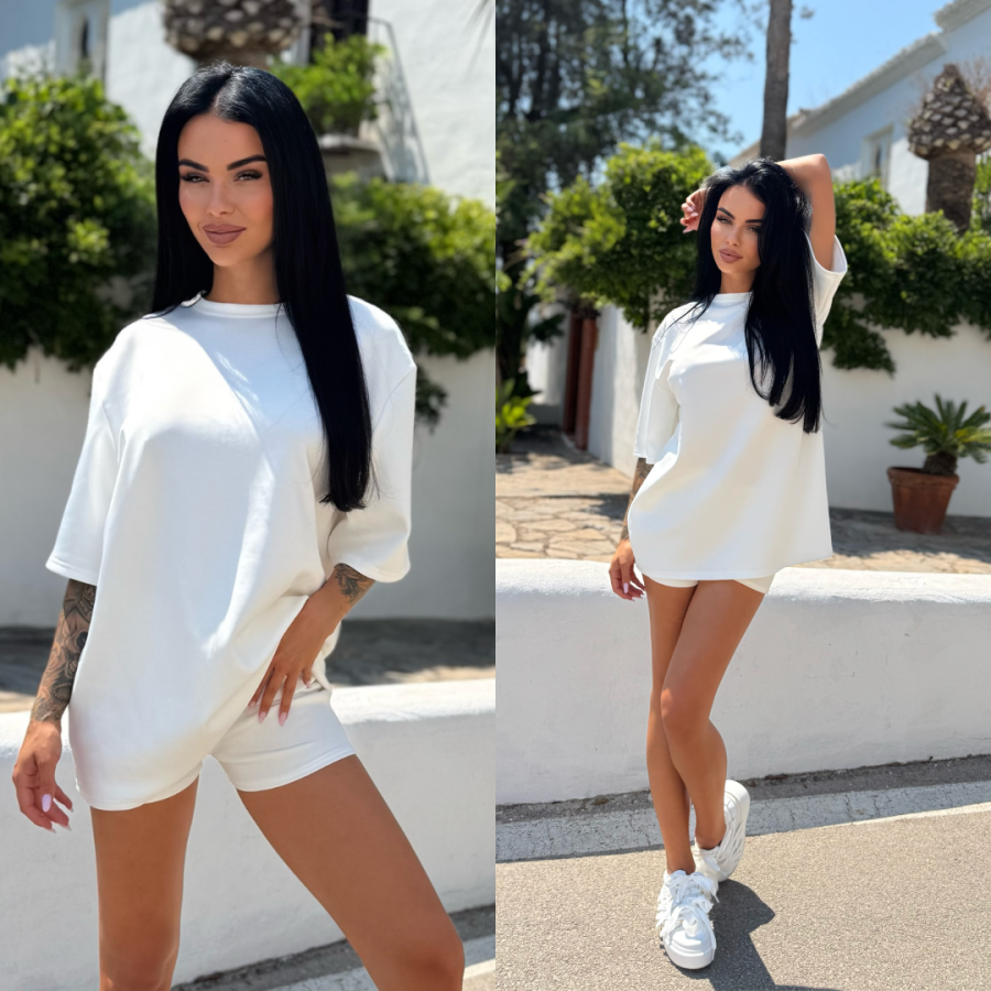 Komplet masełko Tulum ecru