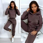 komplet dresowy czekoladowy
