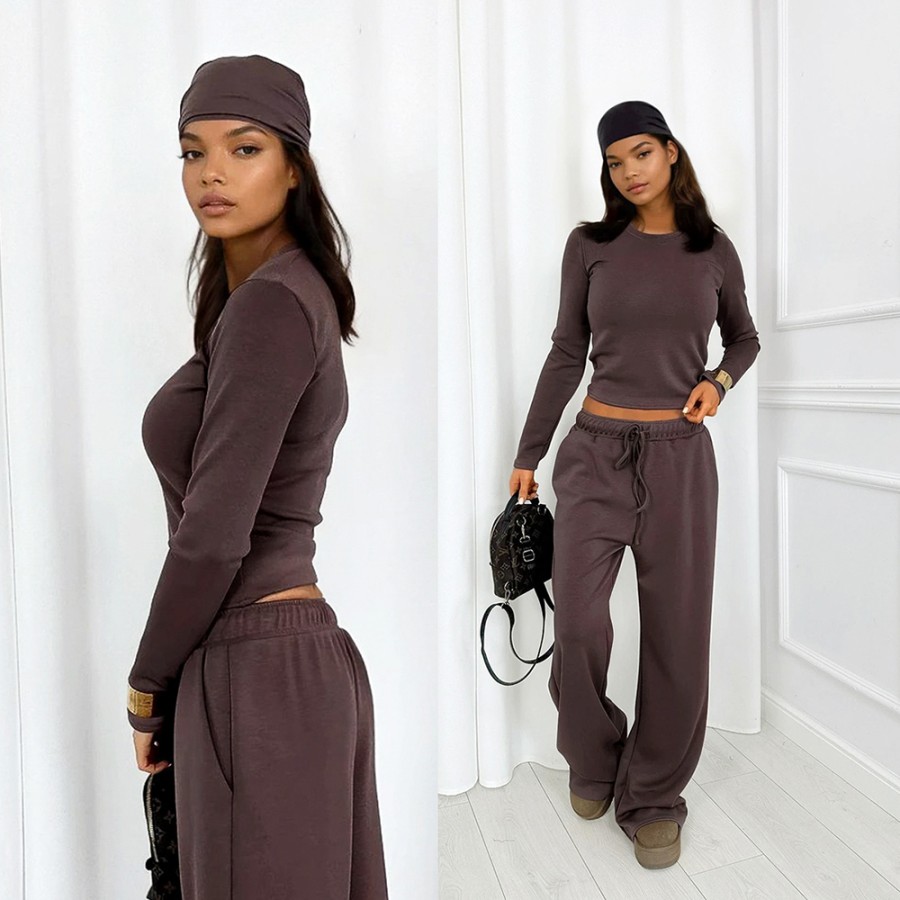 Komplet masełkowy Soft Touch mocca