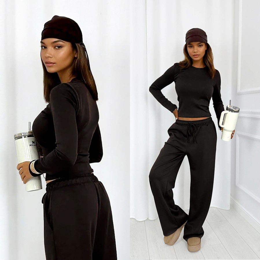 Komplet masełkowy Soft Touch czarny