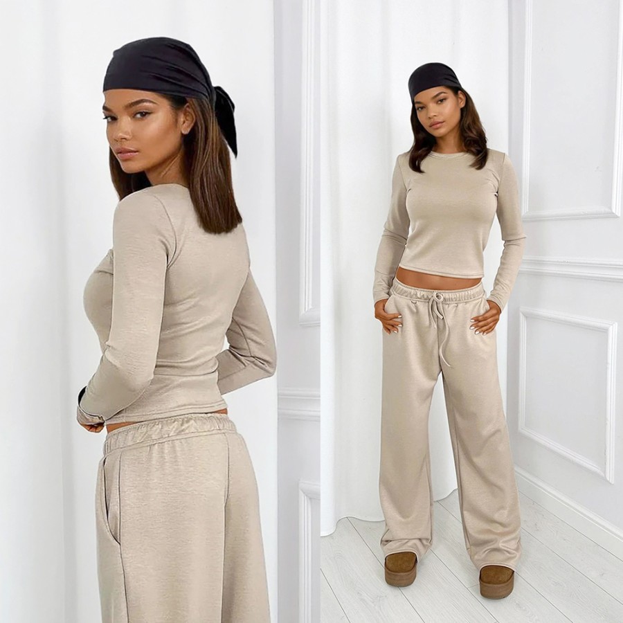 Komplet masełkowy Soft Touch latte