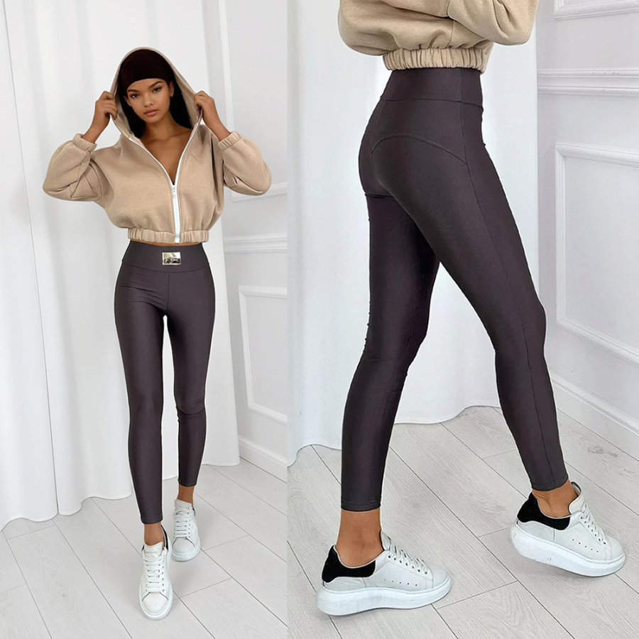  Legginsy push up contour taupe