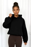 Bluza oversize z kapturem czarna