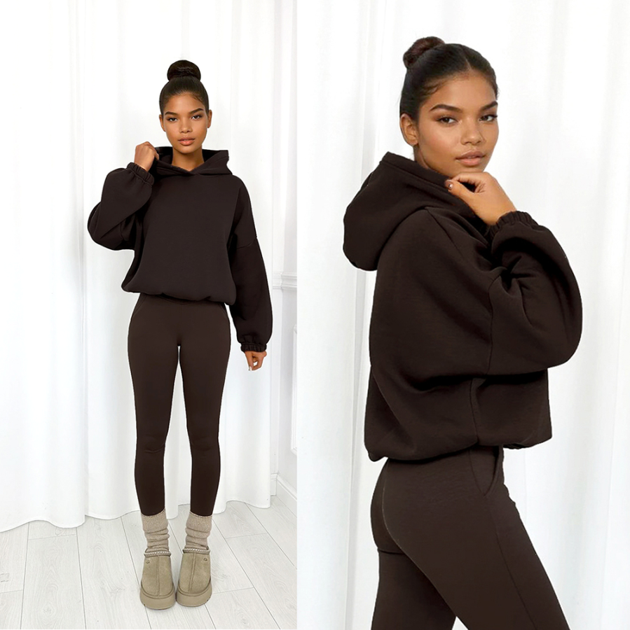 Bluza Carmen Hooddie czekolada