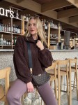 bluza teddy brazowa