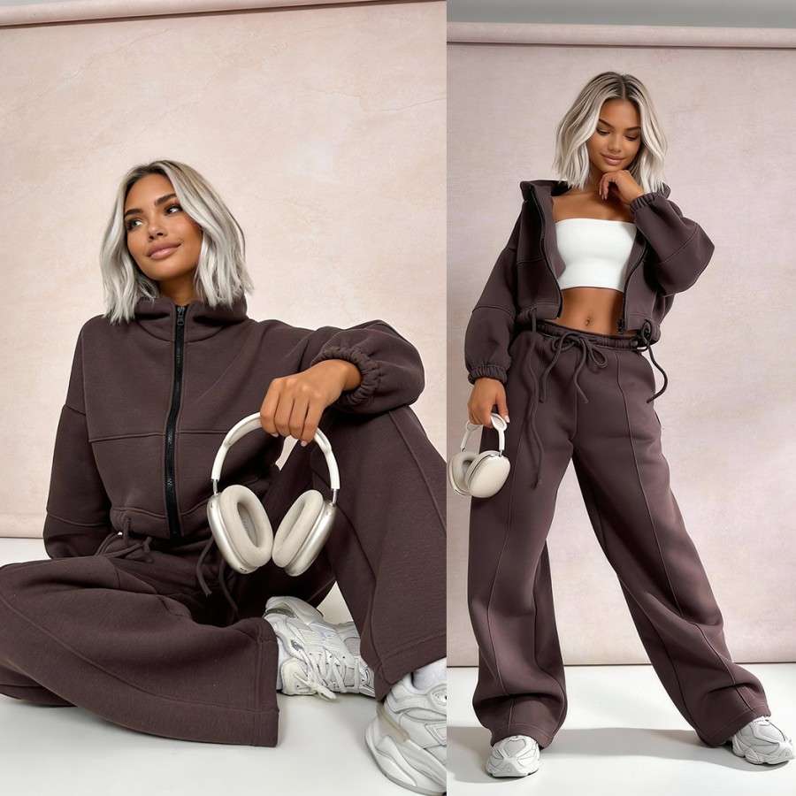 Komplet dresowy NY mocca