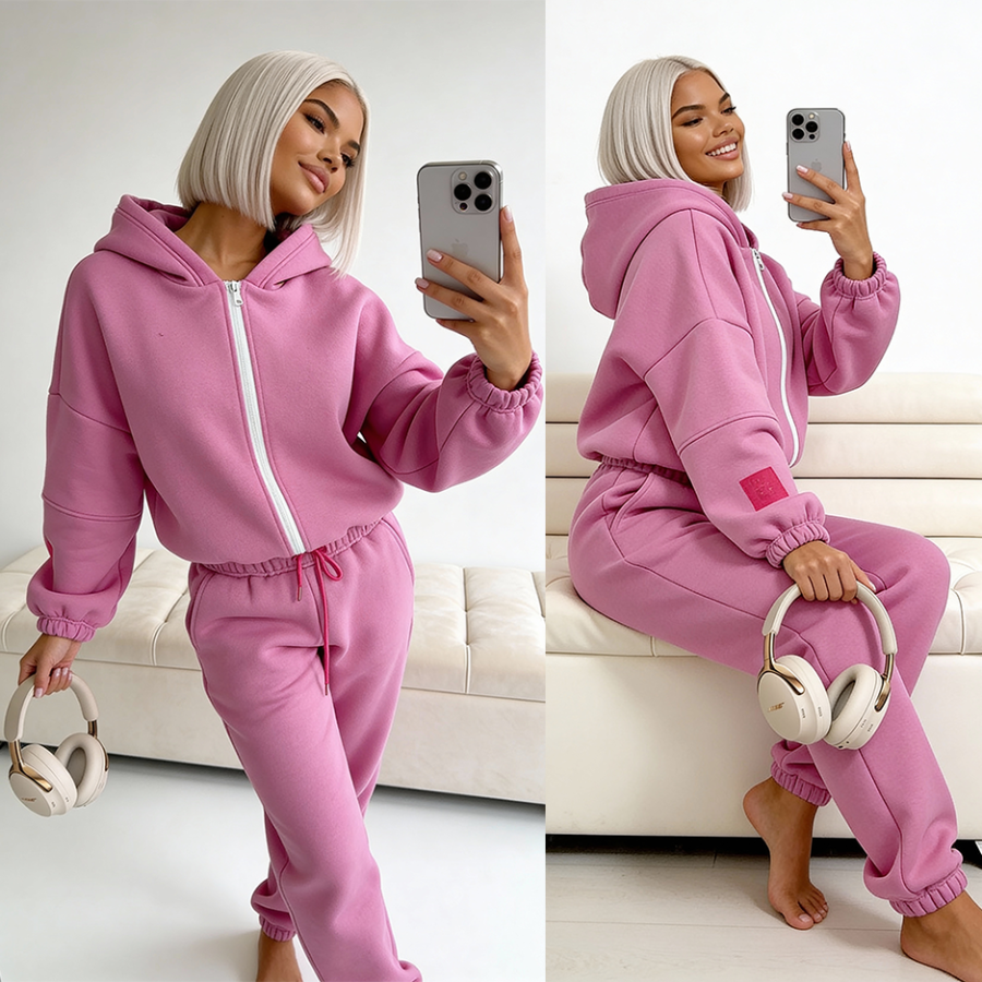 Komplet dresowy Charlie róż