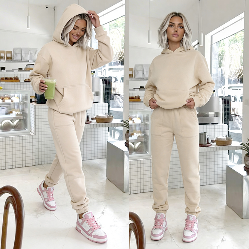 Komplet dresowy Essence latte