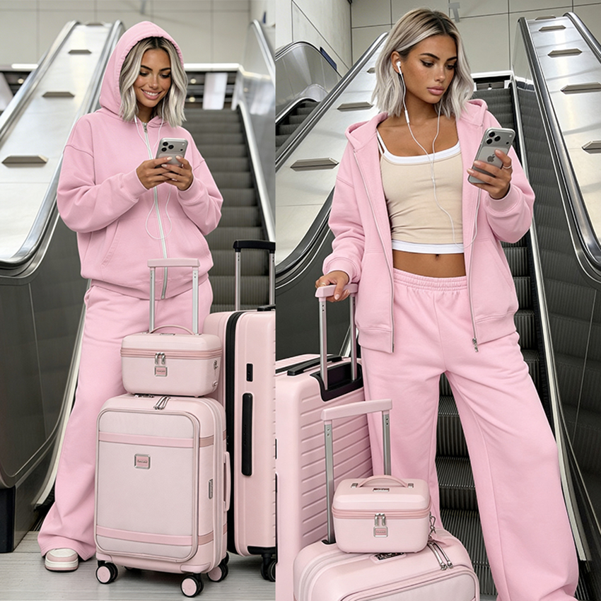 Komplet dresowy Clarks puder