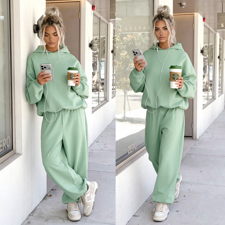 Komplet dresowy Total Baggy pistacja