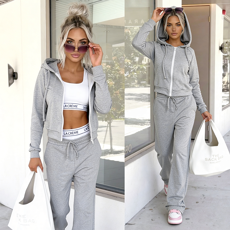 Komplet dresowy Afterwork szary