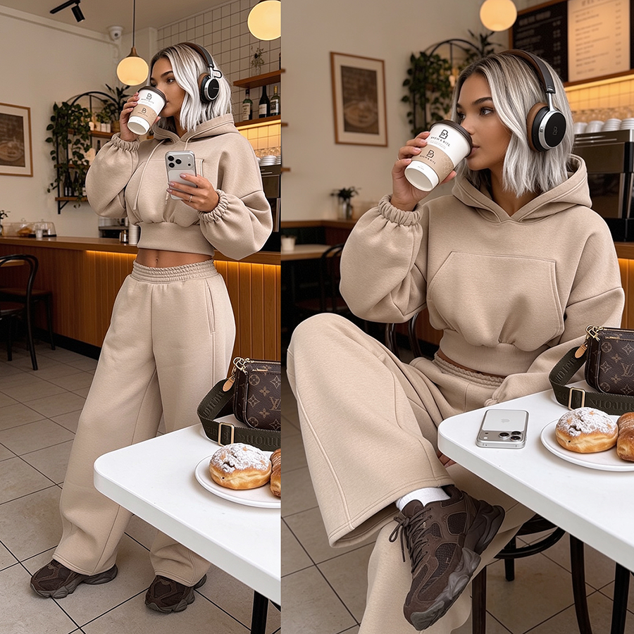 Komplet dresowy Balloon latte