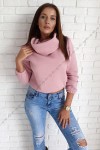 bluza-komin-damska-rozowa