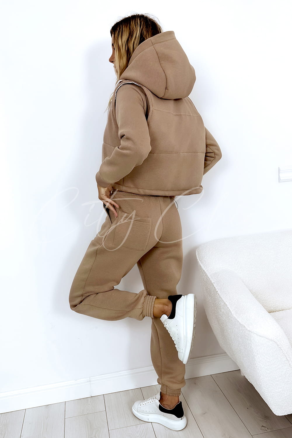 Komplet Dresowy 3 cz ciowy Cappucino Kezzo Butik Online Citychic pl